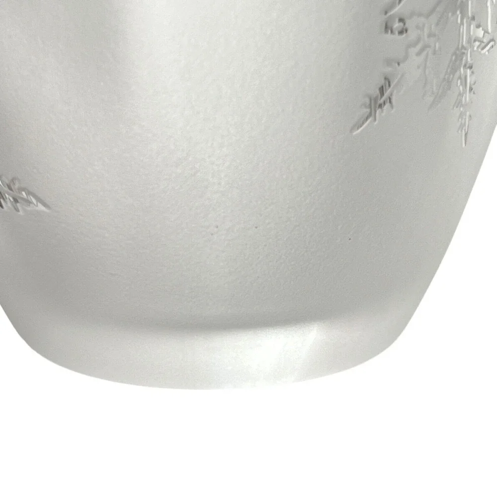 Villeroy & Boch Votive Candle Holder Frosted Snowflakes Wintertime Ice Crystals